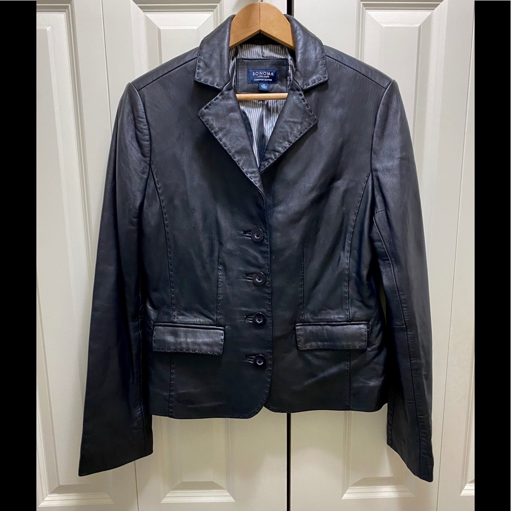 Sonoma Lambskin Leather Jacket Women’s Medium